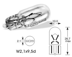 LAMPA QLAZOK 12V 3W (PATRONSUZ)
